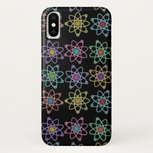 Atomic Structure Pattern Science iPhone X Hoesje