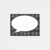Atomic Structure Pattern Speech Bubble Science Post-it® Notes (Voorkant)