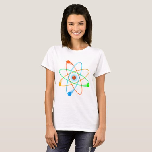 Atomic Structure Science T-shirt (Voorkant volledig)