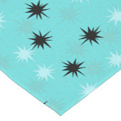 Atomic Turquoise Starbursts Table Runner Korte Tafelloper (Hoek)
