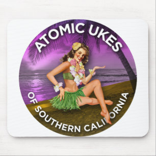 Atomic Ukes Hula Girl Muismat