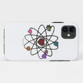 Atomic Valentijn Leopard Print Hearts Case-Mate iPhone Case (Achterkant (horizontaal))