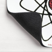 Atomic Valentijn Leopard Print Hearts Muismat (Hoek)