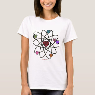 Atomic Valentijn Leopard Print Hearts T-shirt