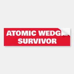Atomic Wedgie Survivor Bumpersticker