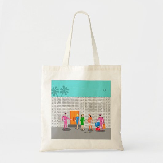 Atomique Palm Springs Stewardess Party Sac fourre- (Devant)