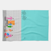 Atomique Palm Springs Stewardess Serviettes de cui (Horizontal)