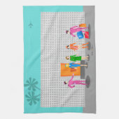 Atomique Palm Springs Stewardess Serviettes de cui (Vertical)