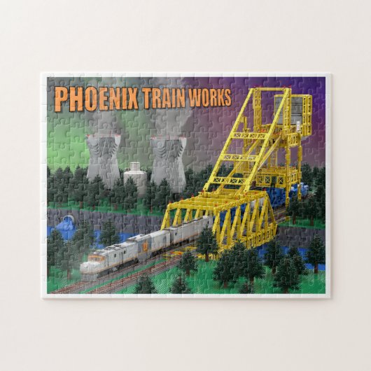 Atomische Trein Puzzel (Horizontaal)
