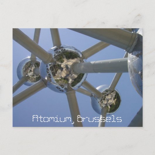 atomium, Brussel, België Briefkaart (Voorkant)