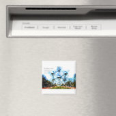 atomium Brussels Aquarell Magneet (Insitu (Vaatwasser))