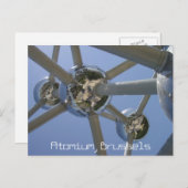 Atomium, Bruxelles, Belgique Carte postale (Devant / Derrière)
