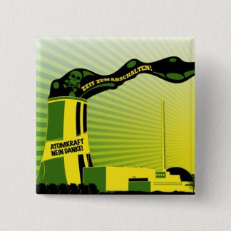 atomkraft abschalten vierkante button 5,1 cm
