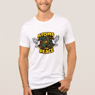 Atoms for Peace - Retro Wetenschap & Wereld T-Shir Tri-Blend Shirt