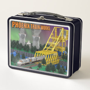 Atomtrein dubbelzijdige lunchbox