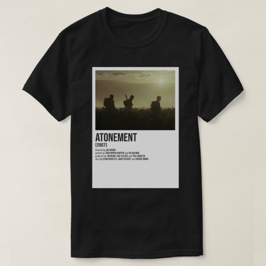 ATONEMENT war POSTER Poster T-shirt (Design voorkant)