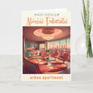 Atoom Futuristisch Stedelijk Appartement Kaart