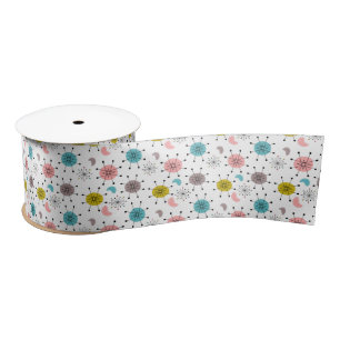 Atoom Retro Starburst Patroon Lint