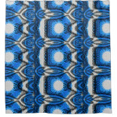 atoomblauw douchegordijn (Voorkant)