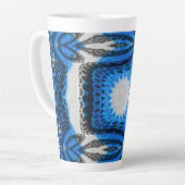 atoomblauw latte mok (Linkerhoek)