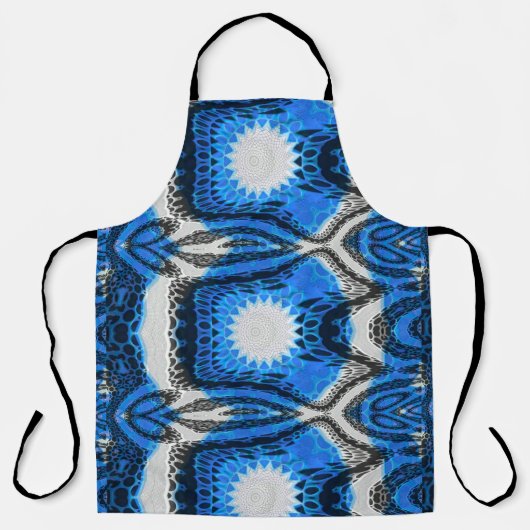 atoomblauw schort (Voorkant)