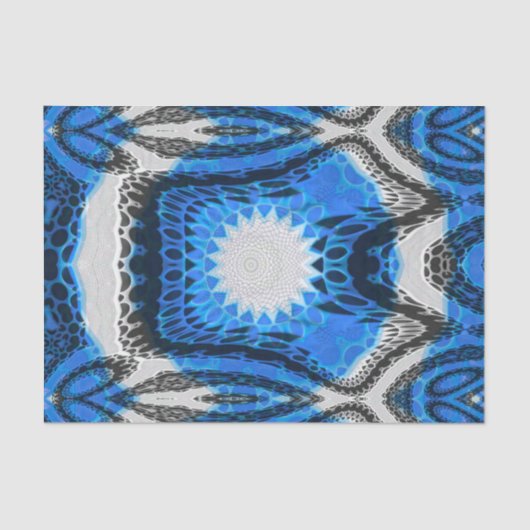 atoomblauw tissuepapier (Voorkant)