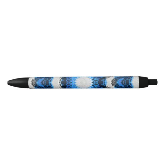 atoomblauw zwarte inkt pen (Voorkant)