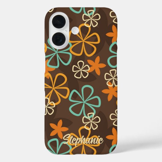 Atoombloesems - Moderne bloemen uit het midden van Case-Mate iPhone Case (Achterkant)