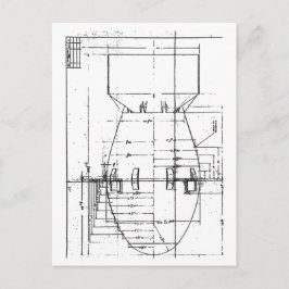 atoombom met vetMan Briefkaart