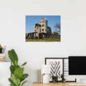 Atoombombedom, Hiroshima, Japan Poster (Thuiskantoor)