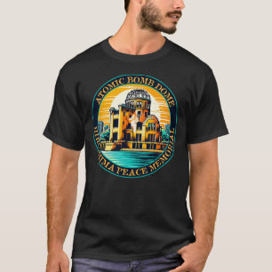 Atoombomkoepel Hiroshima Vredesmonument T-shirt