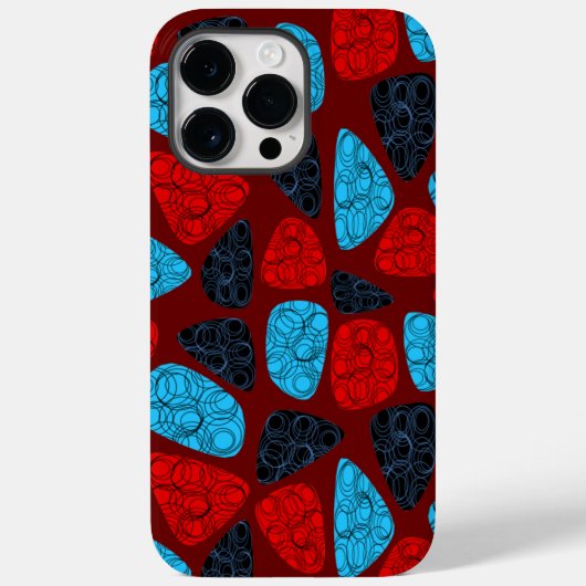 atoomcirkelmozaïek Case-Mate iPhone case (Achterkant)