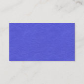 atoomcirkels - Blauw geverfde papiertextuur Visitekaartje (Achterkant)