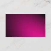 Atoomcirkels - Spotlit - Hot Pink Visitekaartje (Achterkant)