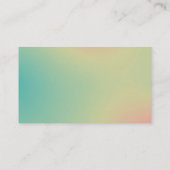 atoomcirkels - Zachte gradiënten Visitekaartje (Achterkant)