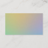 atoomcirkels - Zachte gradiënten Visitekaartje (Achterkant)