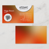 atoomcirkels - Zachte gradiënten Visitekaartje (Voorkant / Achterkant)