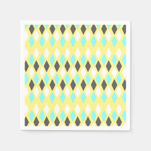 atoomdiamanten uit de middeleeuwen op geel servet (Voorkant)