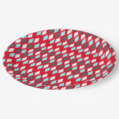 atoomdiamanten uit de middeleeuwen op het Rode Kru Papieren Bordje (Gekanteld)