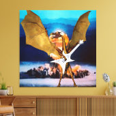 atoomdraak canvas afdruk (Insitu (Woonkamer))