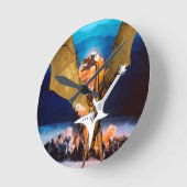 atoomdraak ronde klok (Hoek)