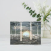 Atoomenergie Briefkaart (Staand voorkant)