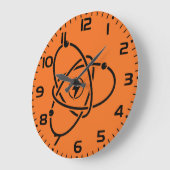 Atoomenergie Symbool Wetenschap en Technologie Grote Klok (Hoek)