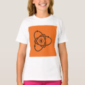 Atoomenergie Symbool Wetenschap en Technologie T-shirt (Voorkant)