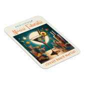 atoomfuturistische printplaat martini magneet (Rechterzijde)