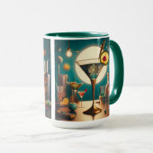 atoomfuturistische printplaat martini mok (Voorkant rechts)