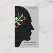 atoomgeest | Wetenschappers Visitekaartje (Achterkant)