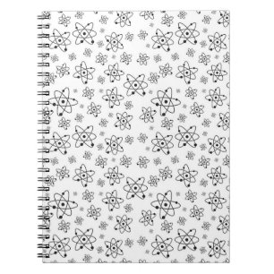 atoomgrijspatroon atomaire-leeftijdsklasse notitieboek