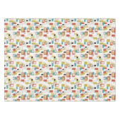 atoomkaartontwerp tafelkleed (Voorkant (Horizontaal))