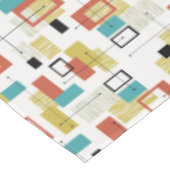 atoomkaartontwerp tafelkleed (Gekanteld)